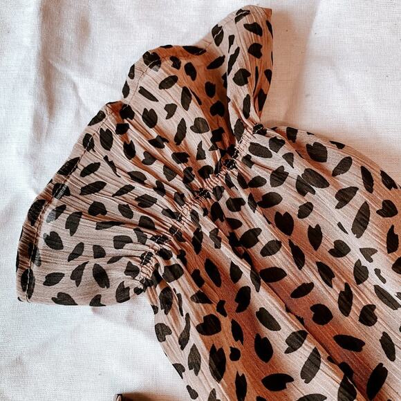 Adorn Boutique Leopard Print Dress - Size Medium - Picture 7 of 7